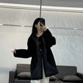 Hermes Women Double-faced cashmere embroidery pattern Coat H33334