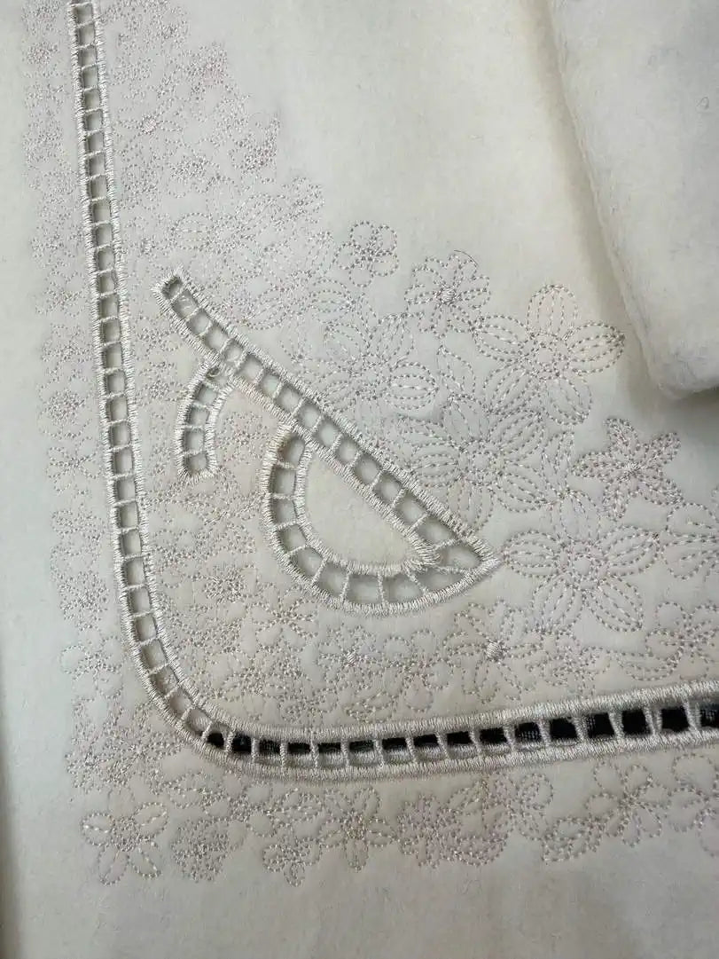 Hermes Women Double-faced cashmere embroidery pattern Coat H33333