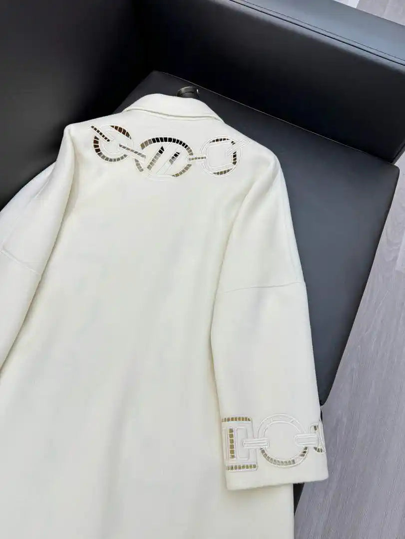 Hermes Women Heavy cashmere jacket coat H33368