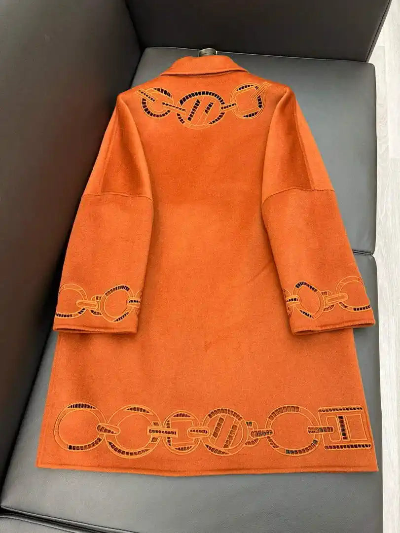Hermes Women Heavy cashmere jacket coat H33368