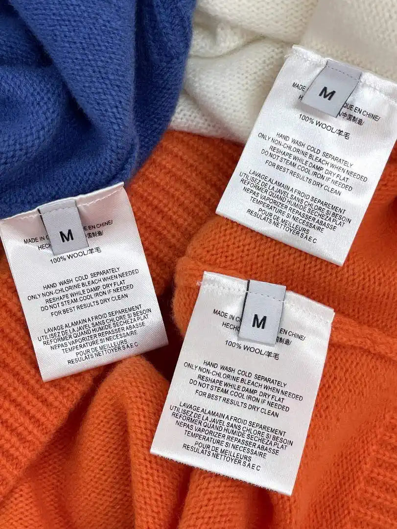 Hermes Women Hermes embossed pattern turtleneck sweater H33352