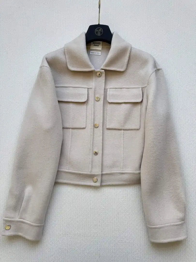 Hermes Women High quality cashmere Coat H33338