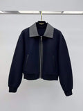 Hermes Women Leather and cashmere Jacket H33340