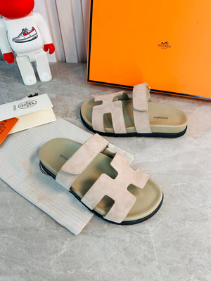 Hermes Women Men Izmir sandal Sheep Skin H222851 - 35 - View 4