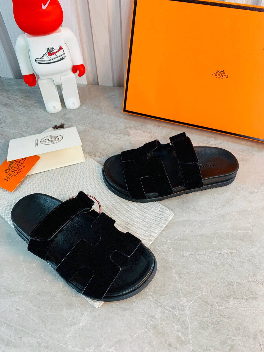 Hermes Women Men Izmir sandal Sheep Skin H222852