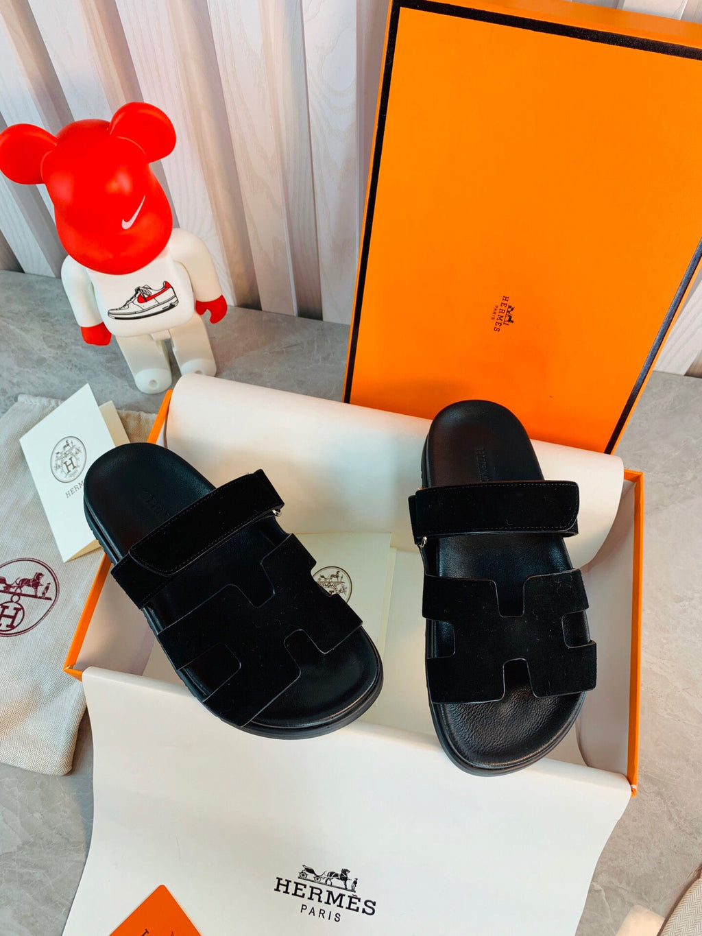 Hermes Women Men Izmir sandal Sheep Skin H222852