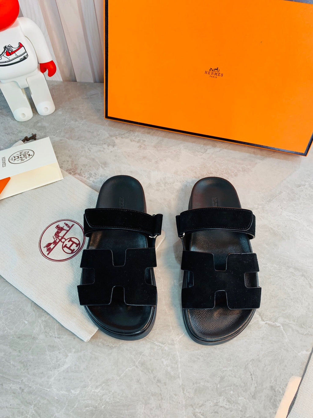 Hermes Women Men Izmir sandal Sheep Skin H222852
