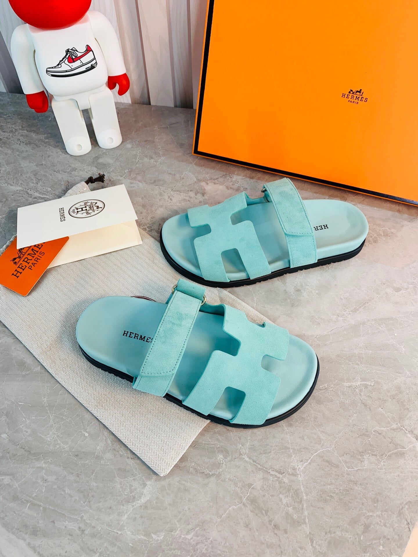 Hermes Women Men Izmir sandal Sheep Skin H222854