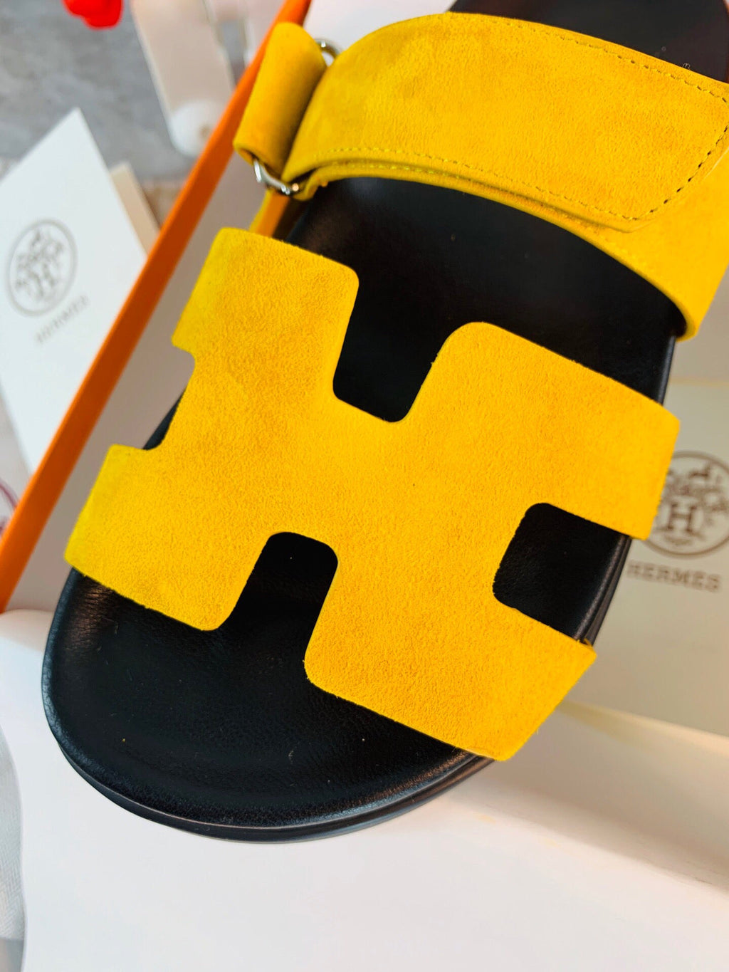 Hermes Women Men Izmir sandal Sheep Skin H222856