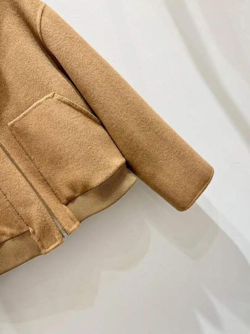 Hermes Women Monogram zipper Cashmere jacket H33364