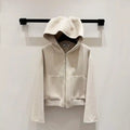 Hermes Women Monogram zipper Cashmere jacket H33365