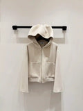 Hermes Women Monogram zipper Cashmere jacket H33365