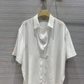 Hermes Women¡¯s Silk Shirts Designer Hermes Clothing White 38086