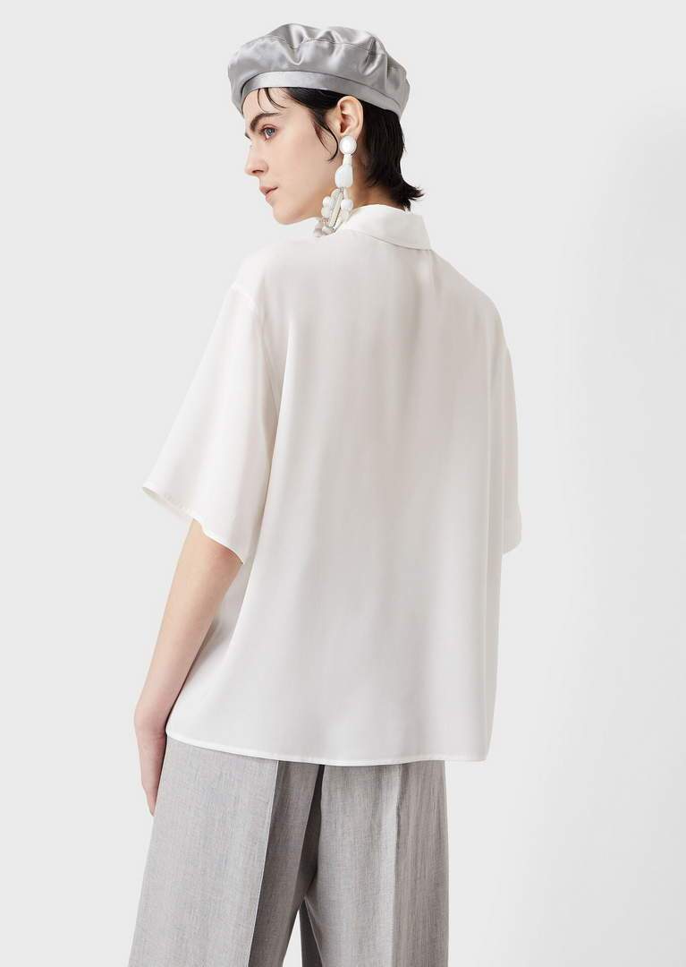 Hermes Women¡¯s Silk Shirts Designer Hermes Clothing White 38086