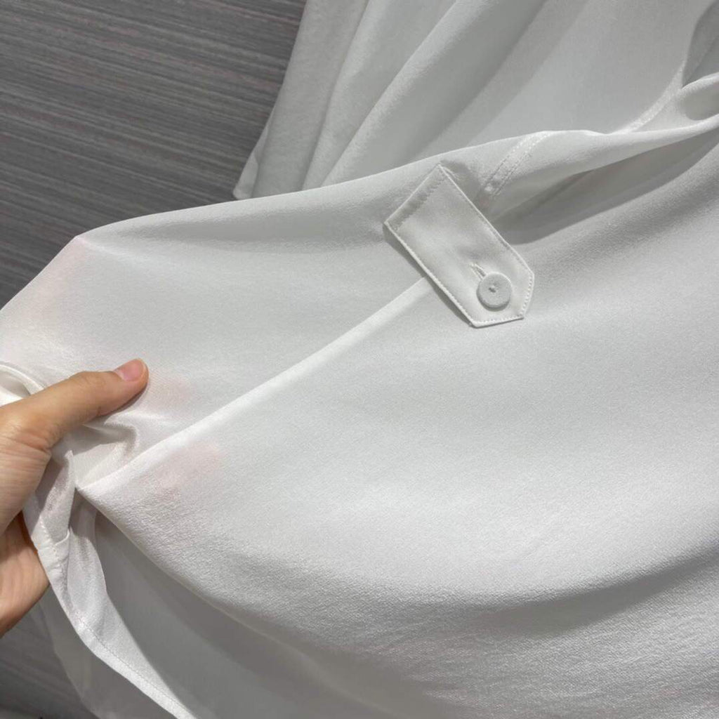 Hermes Women¡¯s Silk Shirts Designer Hermes Clothing White 38086