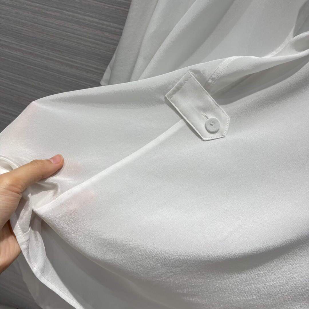 Hermes Women¡¯s Silk Shirts Designer Hermes Clothing White 38086