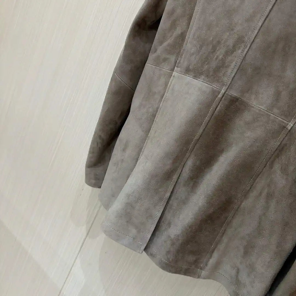 Hermes Women Top-grain suede sheepskin Coat H33384
