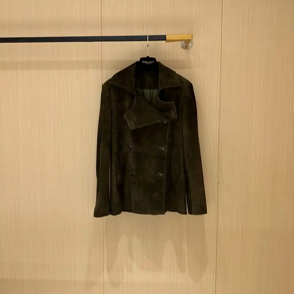 Hermes Women Top-grain suede sheepskin Coat H33385