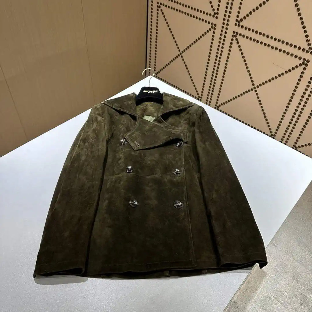 Hermes Women Top-grain suede sheepskin Coat H33385