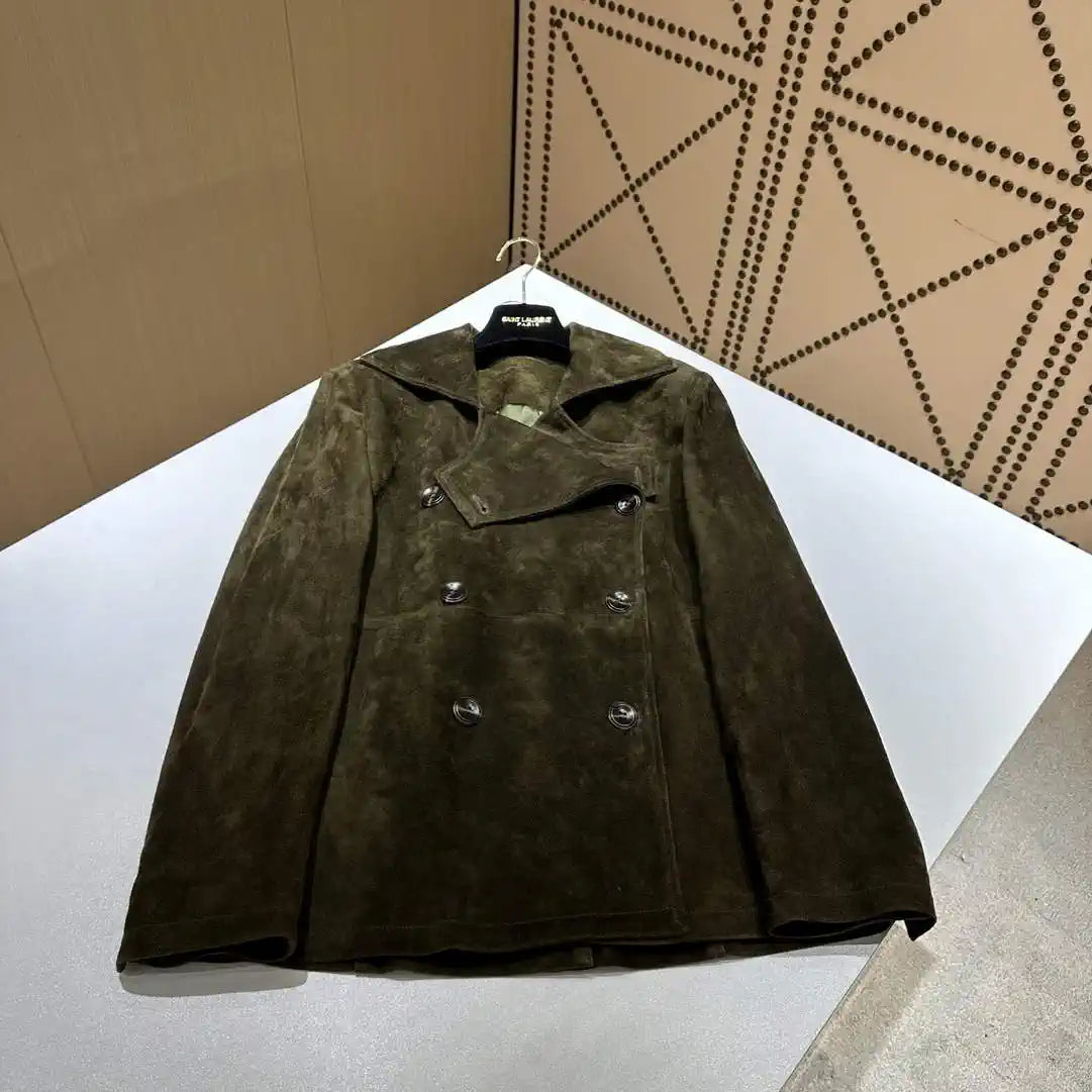 Hermes Women Top-grain suede sheepskin Coat H33385