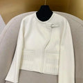 Hermes Women Cashmere and leather embroidery H33361