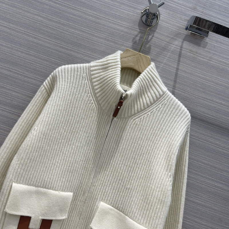Hermes Women's Fashion Clothing Cashmere Coat H33264