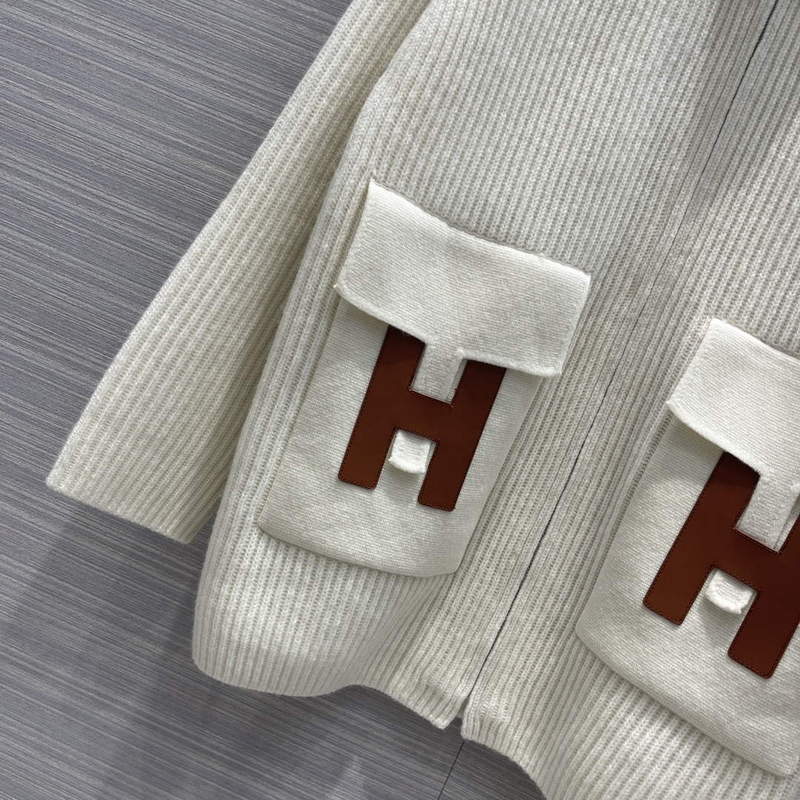 Hermes Women's Fashion Clothing Cashmere Coat H33264