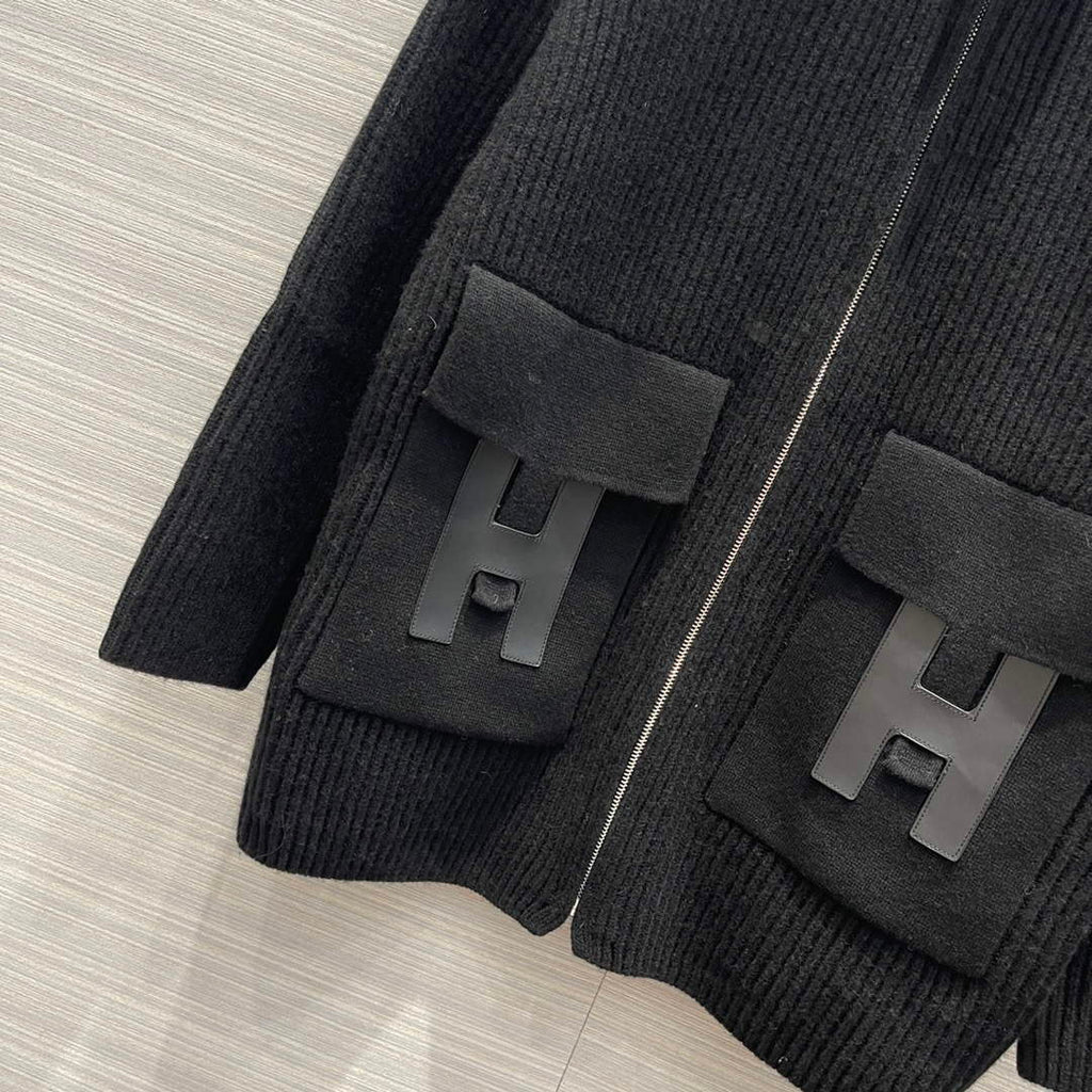 Hermes Women's Fashion Clothing Cashmere Coat H33265