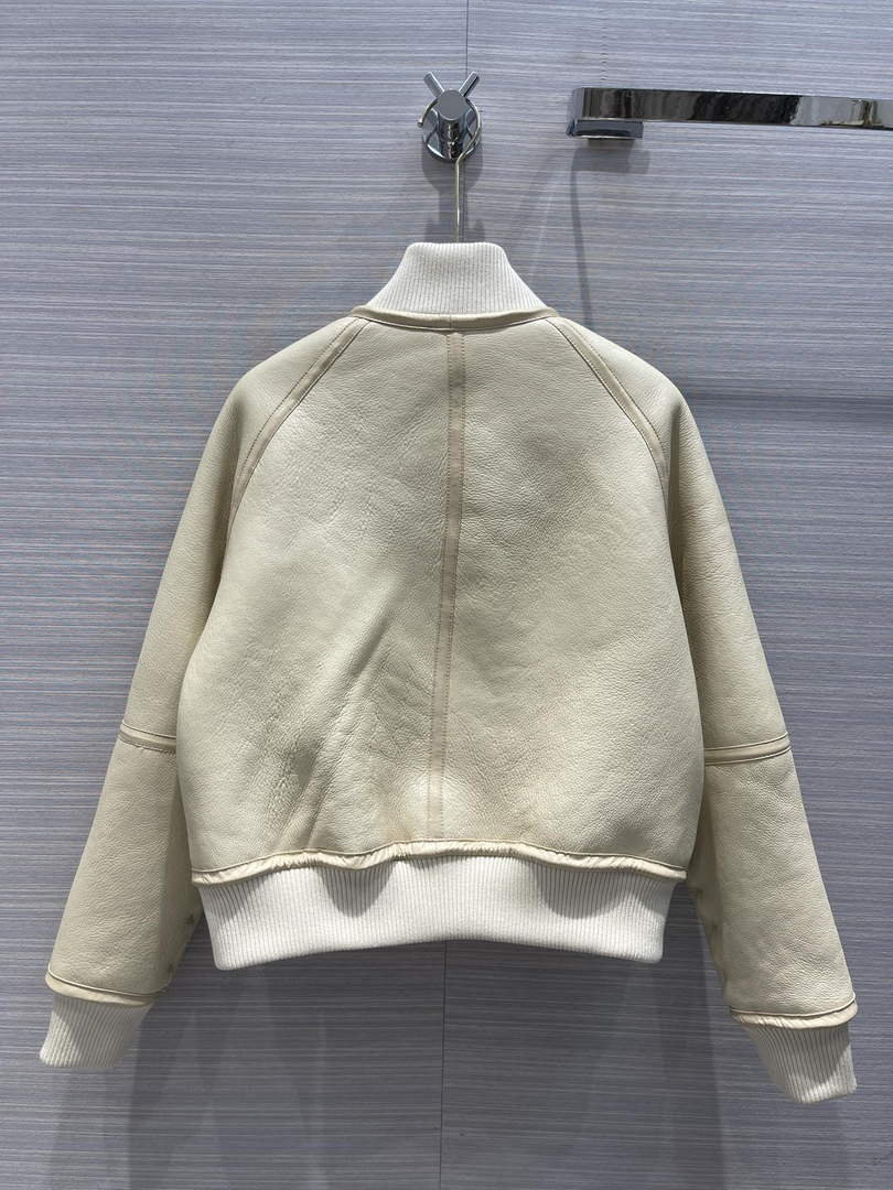 Hermes Women's Fashion Clothing Leather Jacket H33262