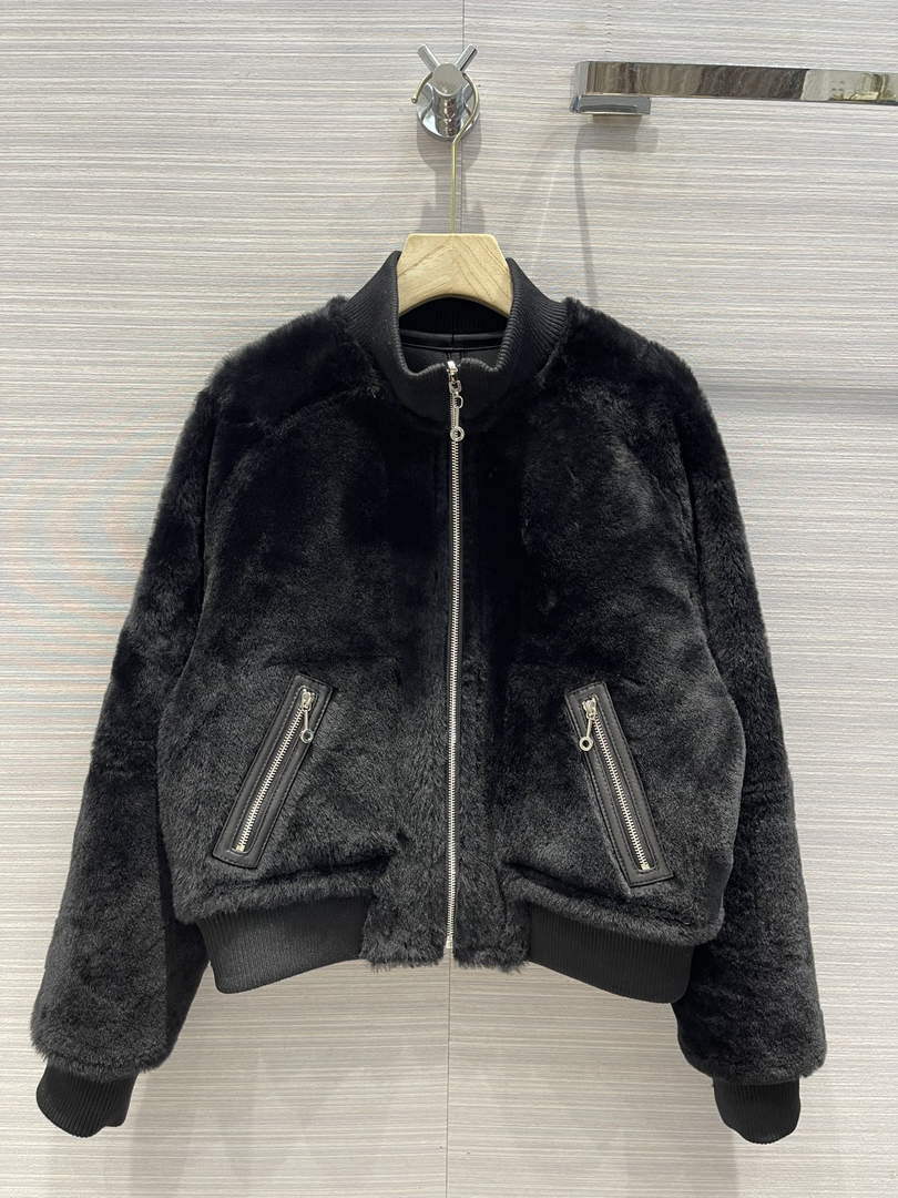 Hermes Women's Fashion Clothing Leather Jacket H33263