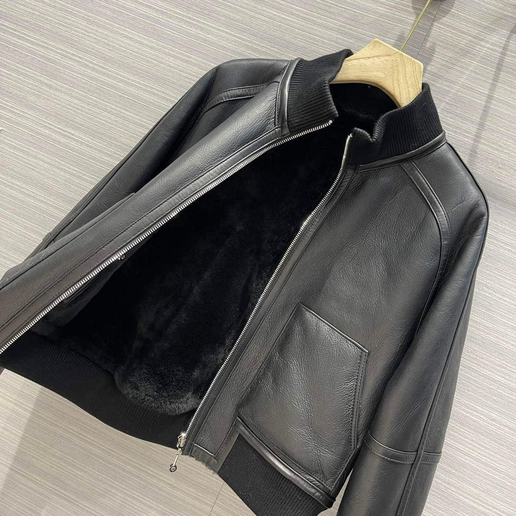 Hermes Women's Fashion Clothing Leather Jacket H33263