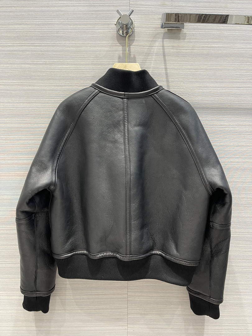 Hermes Women's Fashion Clothing Leather Jacket H33263