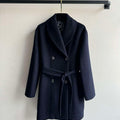 Hermes Women's Fashion Mid-length double-faced wool coat H33421 - S - View 1