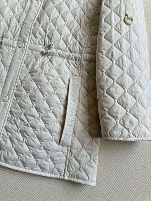 Hermes Women's Fashion Waisted diamond quilted jacket H33422 - S - View 8