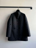 Hermes Women's Fashion Waisted diamond quilted jacket H33423