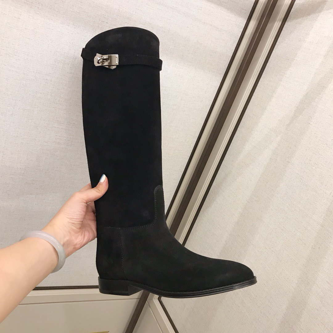 Herm¨¨s Women's  Jumping leather riding boots H042138Zv01340