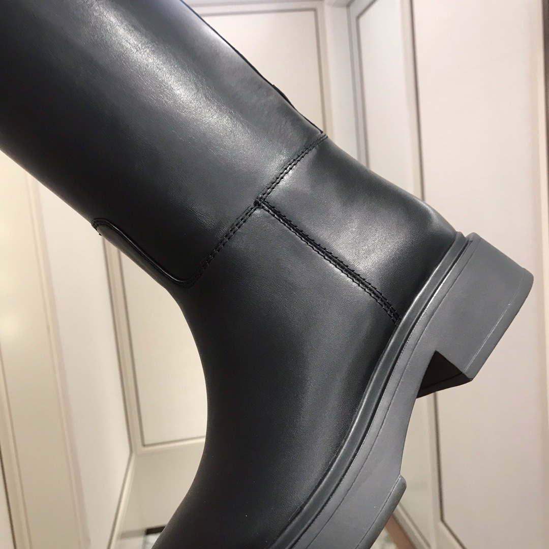 Herm¨¨s Women's Jumping leather riding boots H232032Zv02385 Black