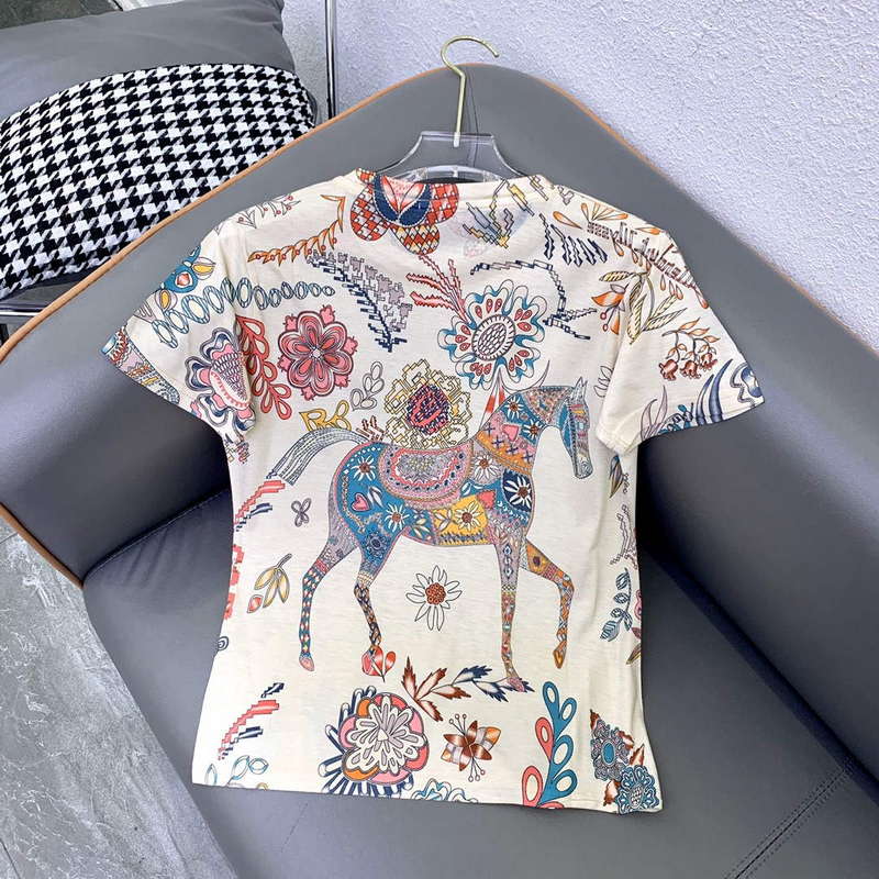 Hermes Women's T-shirt Fashion Clothing H77120