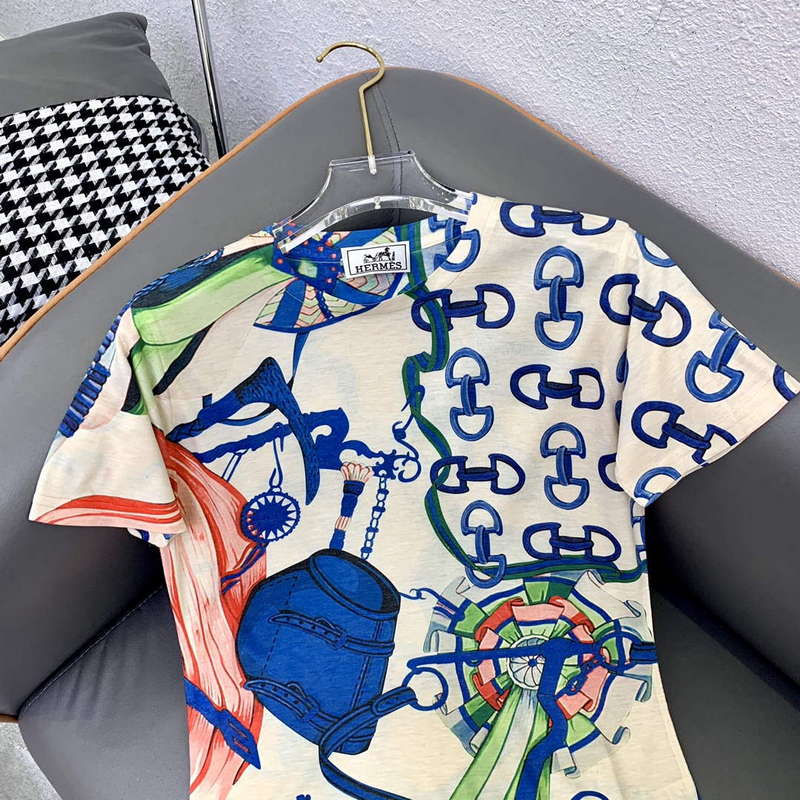 Hermes Women's T-shirt Fashion Clothing H77121