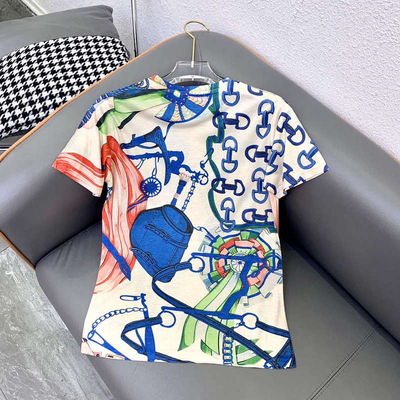 Hermes Women's T-shirt Fashion Clothing H77121