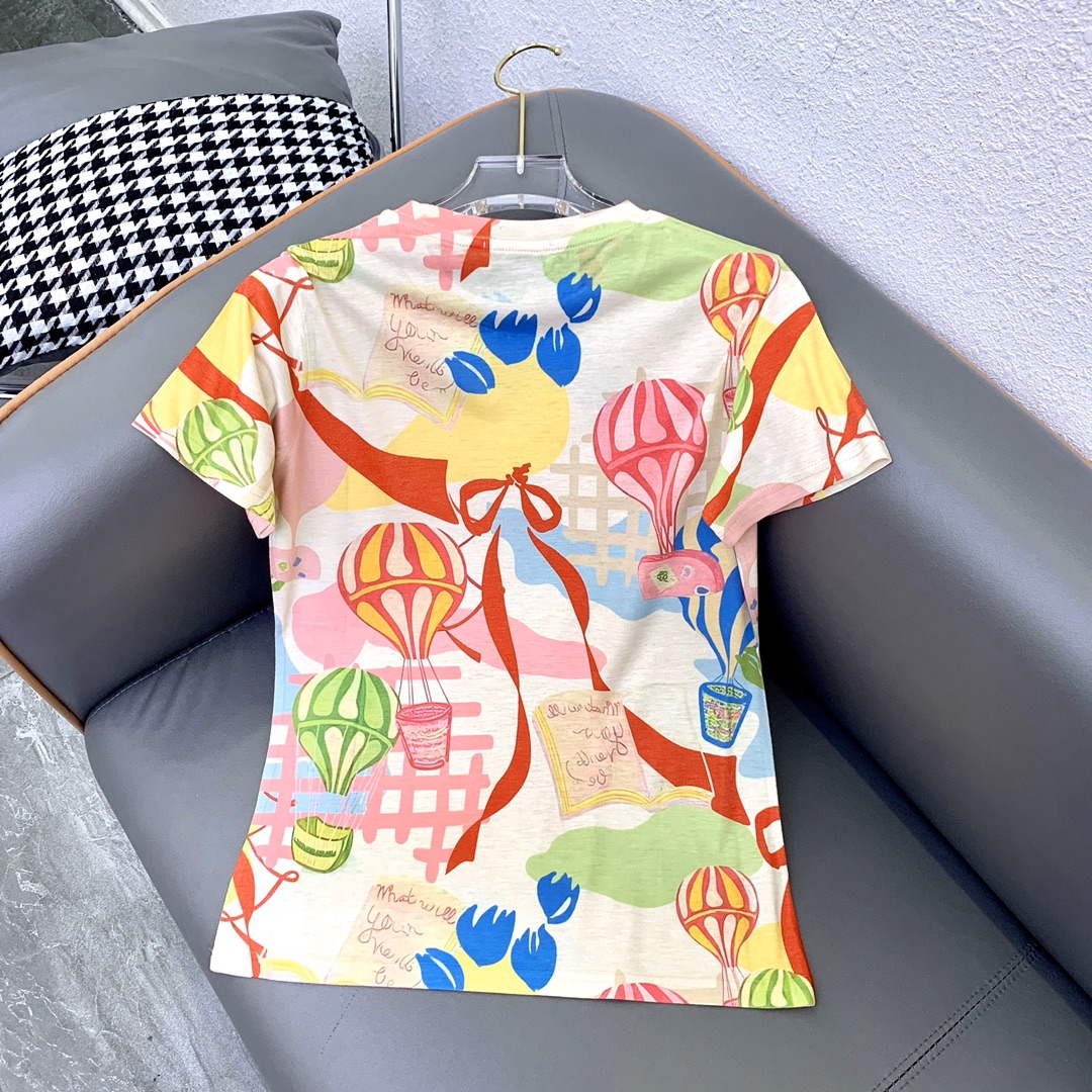 Hermes Women's T-shirt Fashion Clothing H77122