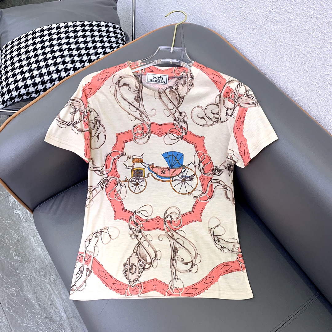Hermes Women's T-shirt Fashion Clothing H77123