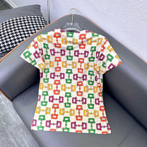 Hermes Women's T-shirt Fashion Clothing H77124 - M - View 4