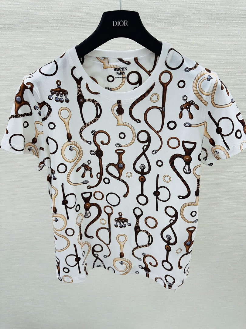 Hermes Women's T-shirt Fashion Clothing H77126