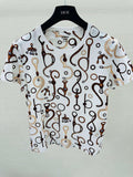 Hermes Women's T-shirt Fashion Clothing H77126