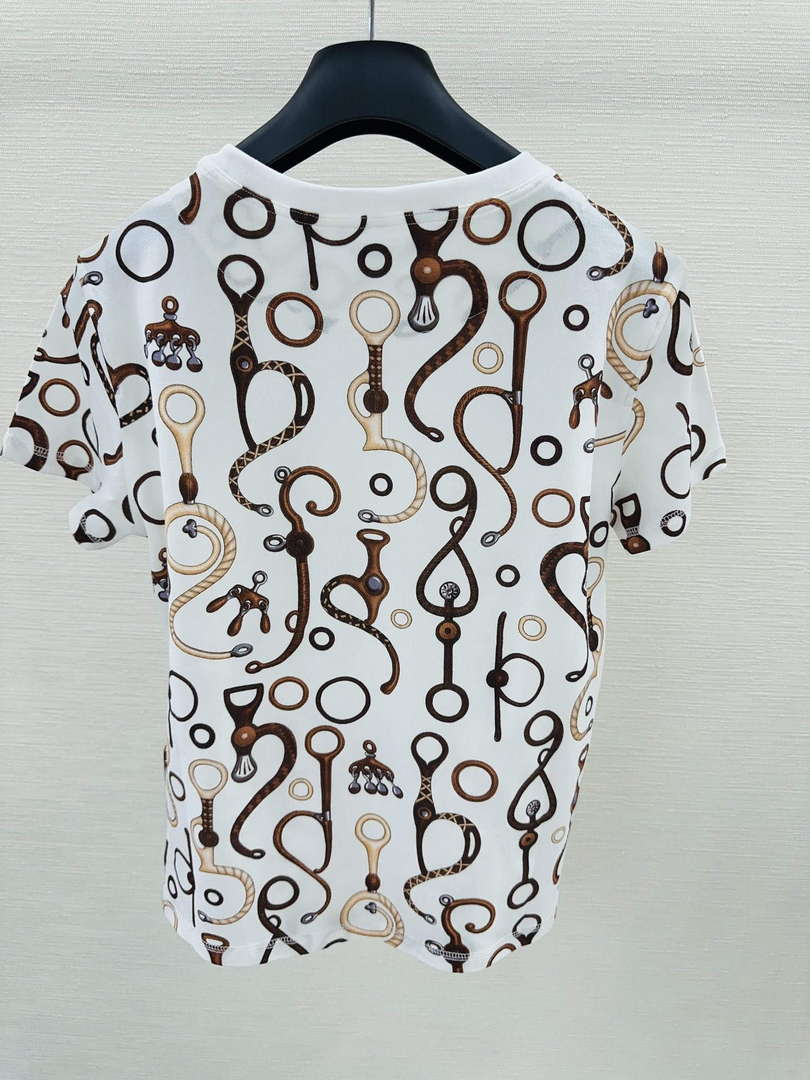 Hermes Women's T-shirt Fashion Clothing H77126