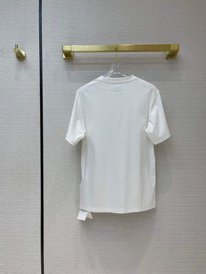 Hermes Women's T-Shirts Designer Polo Clothing 38084 White - Voguebags