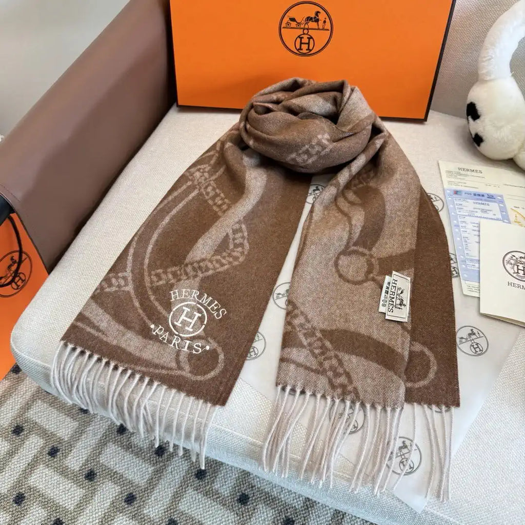 HermesDouble-sided jacquard  Scarves Fashion  Scarf H22855