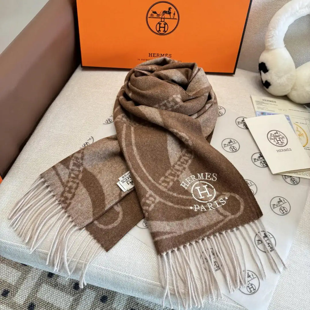 HermesDouble-sided jacquard  Scarves Fashion  Scarf H22855