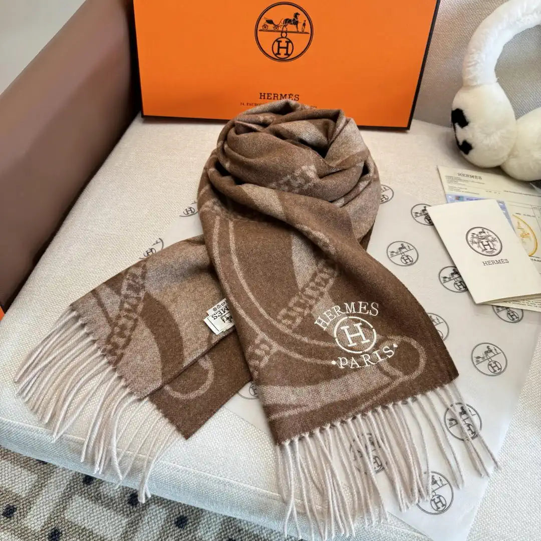 HermesDouble-sided jacquard  Scarves Fashion  Scarf H22855